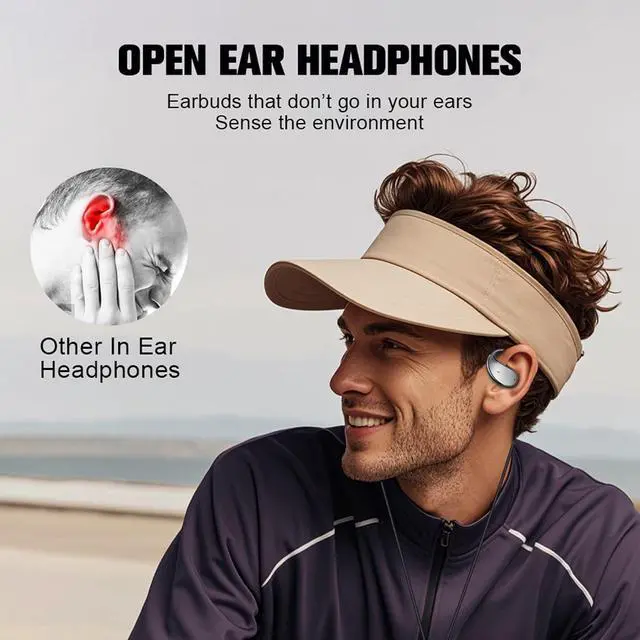 Alt view image 5 of 7 - YYKQ93AI Open Over Ear AI Language Translator Headphones Real Time for iPhone Android Earpiece Ear Bud Spanish Translator Device AI Earbuds Translate Earphone