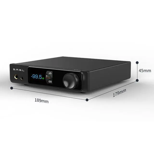 Alt view image 3 of 7 - S.M.S.L RAW MDA1 Dual ES9039Q2M Decoder Support MQA MQA CD LDAC Hi res DAC with Remote Control