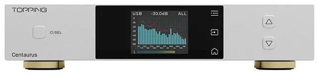 Main image of Topping Centaurus Decoder Fully Balanced R2R DAC Support LDAC DSD512 PCM768kHz Plug and Play (Silver)