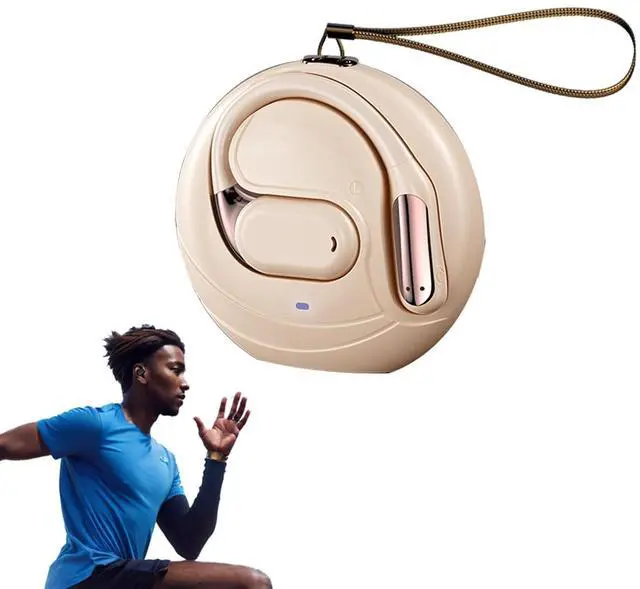 Main image of Out Of Ear Headphones Outside Ear Open Ear Earbuds Wireless Earless Headphones Bluetooth for Ows Open Owls Hanging Earphones 5.4 Bluetooth Open Ear Hanging Headset Bone Conduction Earbuds Over The Ear
