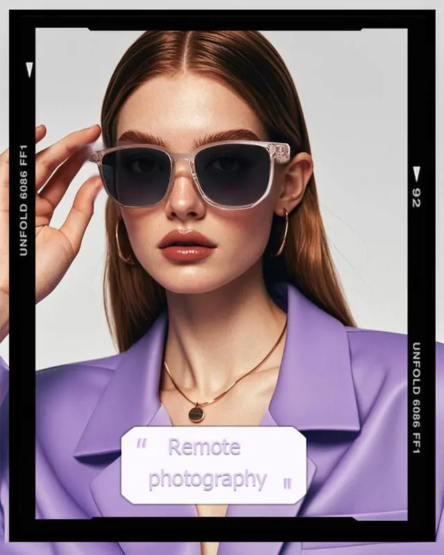 Alt view image 4 of 7 - Bluetooth Smart Glasses Sunglasses for Men Women Polarized Eyeglasses Headphones Bluetooth 5.4 Audio Glasses with Speakers Listenable Songs Blue Tooth Smartglasses Sunglasses for iPhone Android