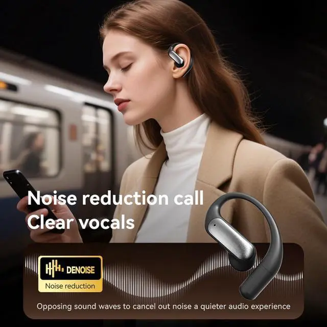 Alt view image 7 of 7 - Translation Translator Earbuds Real Time AI Language Translating Translate Open Ear Earbuds Headphones for iPhone Android Spanish Ear Piece Buds Earphone Earpiece Translator Device 140+ Languages