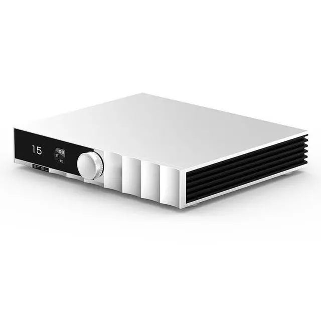 Alt view image 3 of 7 - SMSL PA400 Gallium Nitride Amplifier 8 250W x2 Speaker Power Amplifier PGA2311 Chip with Remote Control