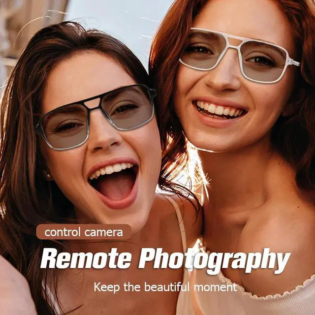 Alt view image 5 of 7 - Bluetooth Smart AI Glasses Photochromic Sunglasses for Men Women with Speakers Smart Bluetooth Eyeglasses Smartglasses
