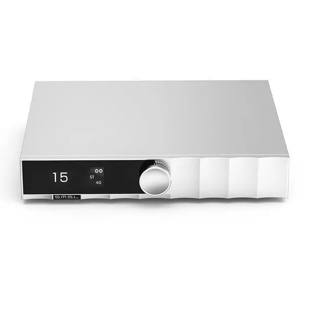 Alt view image 5 of 7 - SMSL PA400 Gallium Nitride Amplifier 8 250W x2 Speaker Power Amplifier PGA2311 Chip with Remote Control