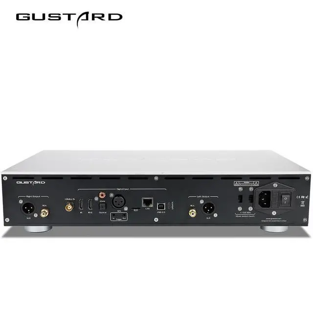 Alt view image 2 of 7 - Gustard R30 Fully Discrete R2R Network Streaming DAC DSD PCM768K IIS FPGA NOS Triple Digital Filter Modes Controller Support (Black)