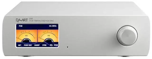 Main image of DAART Yulong D39 Network Streaming DAC High Technical Performance Decoder DSD1024 PCM768KHZ ESS9039PRO (Silver)