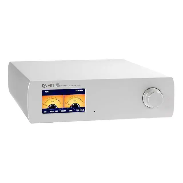 Alt view image 2 of 7 - DAART Yulong D39 Network Streaming DAC High Technical Performance Decoder DSD1024 PCM768KHZ ESS9039PRO (Silver)
