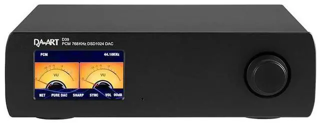 Main image of DAART Yulong D39 Network Streaming DAC High Technical Performance Decoder DSD1024 PCM768KHZ ESS9039PRO (Black)
