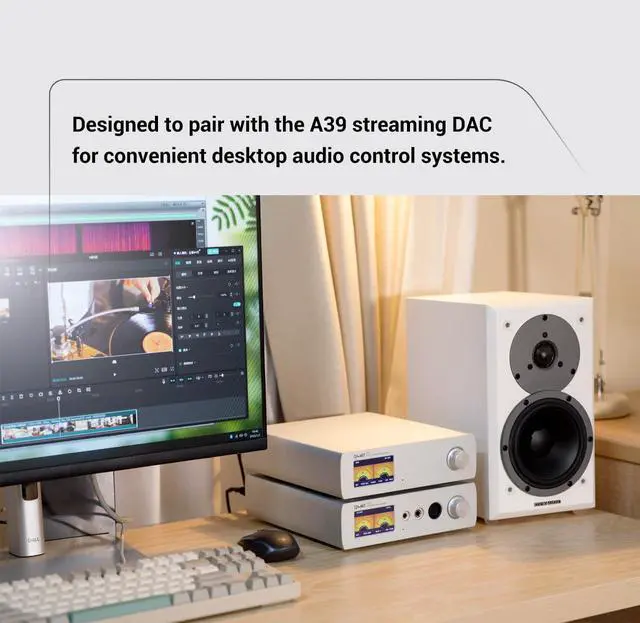 Alt view image 7 of 7 - DAART Yulong D39 Network Streaming DAC High Technical Performance Decoder DSD1024 PCM768KHZ ESS9039PRO (Black)