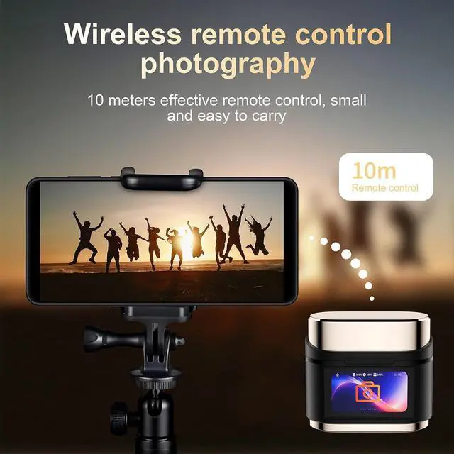 Alt view image 3 of 7 - Touchscreen Earbuds with Screen Wireless Active Noise Cancelling Blue Tooth Ear Buds Active Noise Canceling Bluetooth ANC Touch Screen Earbuds with Touch Screen case for Small Ear canals