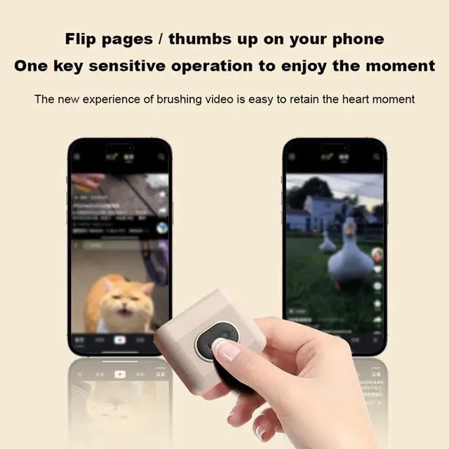 Alt view image 3 of 7 - True Wireless TWS Earbuds with Microphone for Working Blue Tooth Ear Buds with Bluetooth Phone Scrolling Ring for iPhone Phone Scroller Remote Fingertip Wireless Bluetooth Remote Control