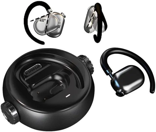 Main image of Over The Ear Open Ear Earbuds Out of Ear Outside Outer Open Ear Headphones Wireless Air Bone Conduction Earbuds Outer Outside Ear Bone Conduction Headphones Out of Ear