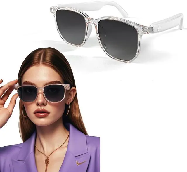 Main image of Smart Glasses For Men Women Wireless Smart Dark Sunglasses With Bluetooth Speakers Audio Glasses Blue Tooth Eyeglasses