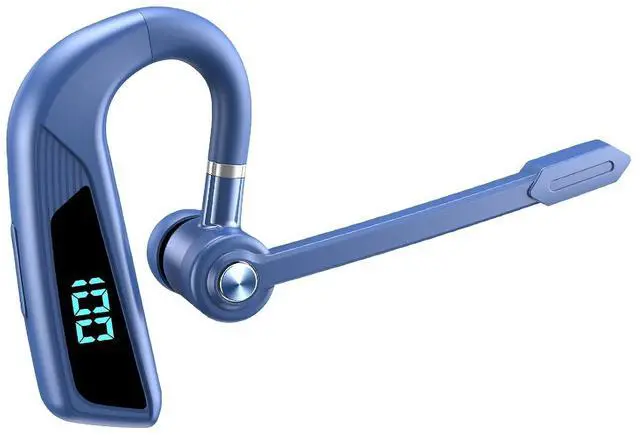 Main image of Wireless Bluetooth Earpiece for Cell Phone Single Ear Headset Wireless Blue Tooth Earpiece Single Trucker Bluetooth Microphone Headset for Driving Business Single Ear Headset with Earhooks