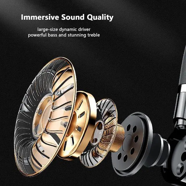 Alt view image 3 of 7 - Wireless Bluetooth Earpiece for Cell Phone Single Ear Headset Wireless Blue Tooth Earpiece Single Trucker Bluetooth Microphone Headset for Driving Business Single Ear Headset with Earhooks