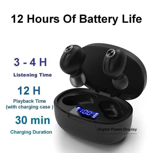 Alt view image 4 of 7 - Wireless Invisible Earbuds Small Sport Earbuds Headphones Earphones for Small Ear Canals Invisible Hidden Tiny Wireless Ear Buds for Small Ears Bluetooth in Ear Discreet Ear Buds for Work