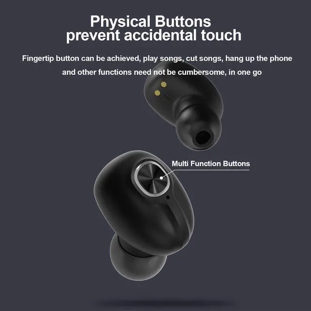 Alt view image 6 of 7 - Wireless Invisible Earbuds Small Sport Earbuds Headphones Earphones for Small Ear Canals Invisible Hidden Tiny Wireless Ear Buds for Small Ears Bluetooth in Ear Discreet Ear Buds for Work