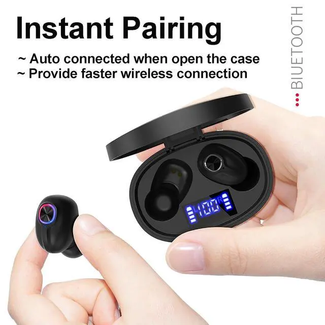 Alt view image 5 of 7 - Wireless Invisible Earbuds Small Sport Earbuds Headphones Earphones for Small Ear Canals Invisible Hidden Tiny Wireless Ear Buds for Small Ears Bluetooth in Ear Discreet Ear Buds for Work