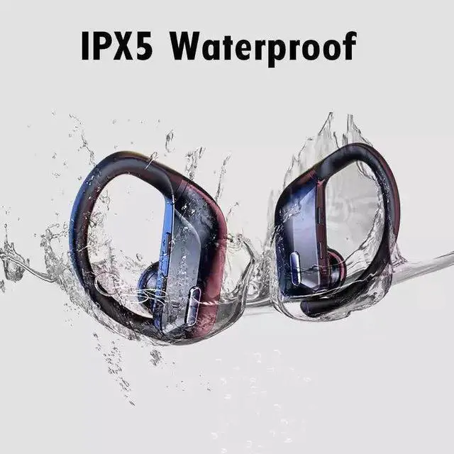 Alt view image 6 of 6 - Wireless Over The Ear Earbuds Bluetooth Sport Headphones with Earhooks Bluetooth IPX5 Waterproof Wrap Around Earbuds Headphones Wireless Running Workout Head Set Headset Earphones