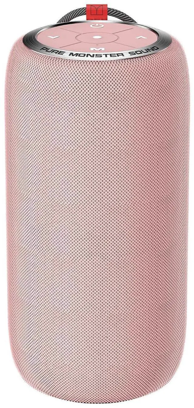 Main image of Monster S310 Upgraded Bluetooth Speaker, Portable Speaker, 30W True Wireless Stereo Pairing Deliver Dynamic Sound, IPX6 Waterproof, Bluetooth 5.2 Built in Mic, 24H, for Family Outdoor Pink