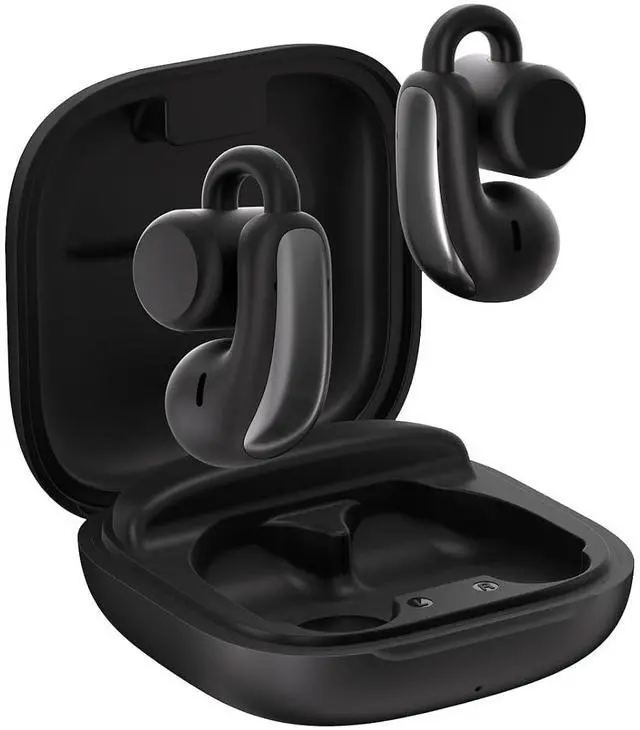 Main image of Open Ear Clip On Wireless Earbuds, Bluetooth 5.4 with ANC & Dual Mics, IP65 Waterproof, 18H Playtime, Touch Control & Multipoint Connection for Sports, Work and Commute