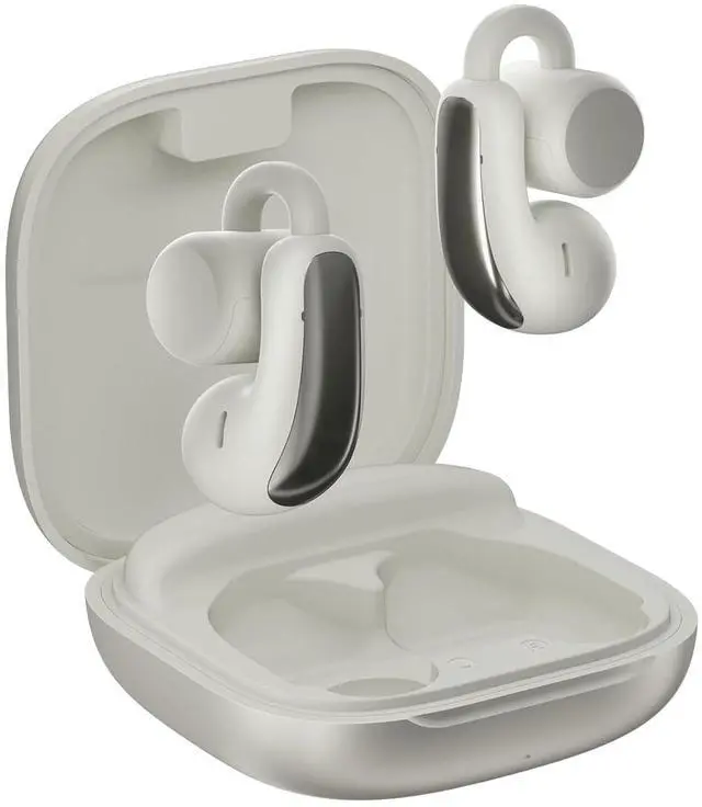 Main image of Open Ear Clip On Wireless Earbuds, Bluetooth 5.4 with ANC & Dual Mics, IP65 Waterproof, 18H Playtime, Touch Control & Multipoint Connection for Sports, Work and Commute
