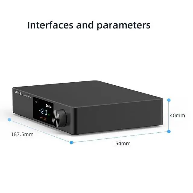 Alt view image 2 of 7 - S.M.S.L SU 9 PRO ES9039MPRO Decoder MQA&MQA CD Bluetooth 5.0 High Res Audio DAC XU316 768kHz/32Bit DSD512 with Remote Control