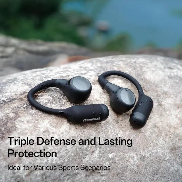 Alt view image 4 of 7 - S2 Open Ear Headphones, 7G Ultra Light Design, Hi Res LDAC Audio, Triple Water Resistant, Bluetooth 6.0, Effortless Photography, 32H Playtime, Smart APP, Clear Call, Wireless Sports Earbuds