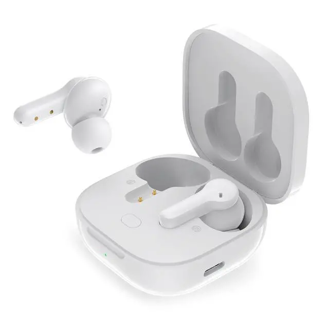 Alt view image 4 of 7 - T13 True Wireless Earbuds Bluetooth 5.1 Headphones Touch Control with Charging Case Waterproof Stereo Earphones in Ear Built in Mic Headset 40H Playtime (White)