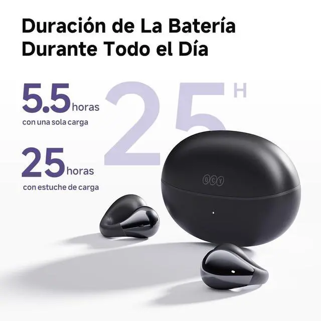 Alt view image 7 of 7 - Crossky C30 Open Ear Headphones Wireless Bluetooth, Clip On Earbuds with 4 ENC Noise Cancelling Mic, Stable Fit, Dual Connection, EQ Customized, Sports Earphones for Workout/Running