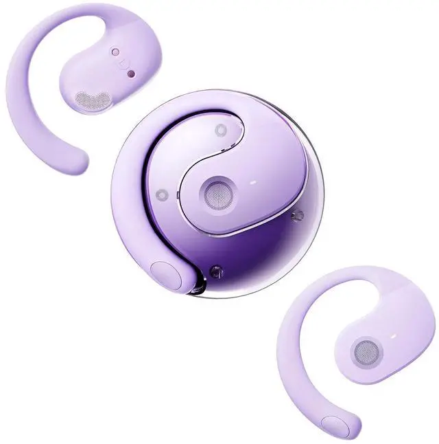 Main image of Over The Ear Earbuds Open Ear Buds Headphones Over Ear Air Bone Conduction Earbuds Earphones Bone Conducting Air Bone Conduction Headphones Bluetooth Over Ear Purple