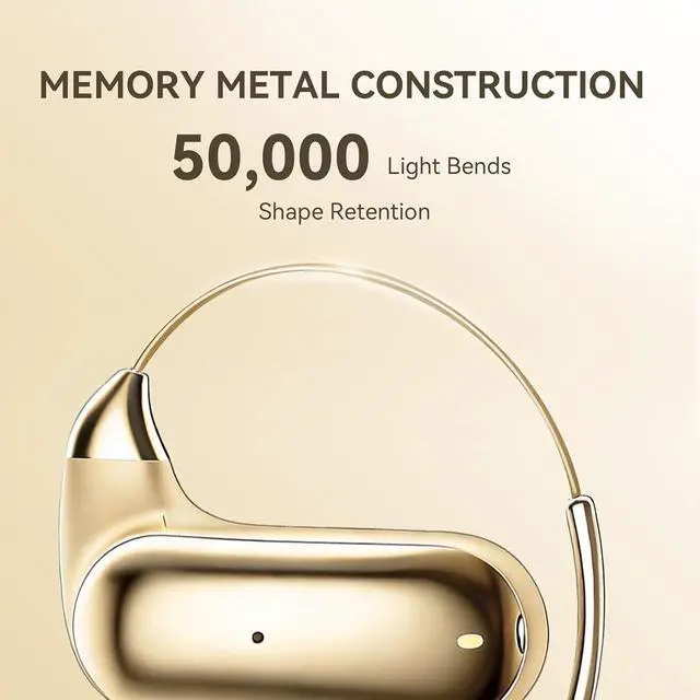 Alt view image 4 of 7 - Over Open Ear Earbuds Wireless Bluetooth Open Ear Headphones Air Conduction Earbuds that Don't go in Your Ear with Over Ear Hooks Running Headphones