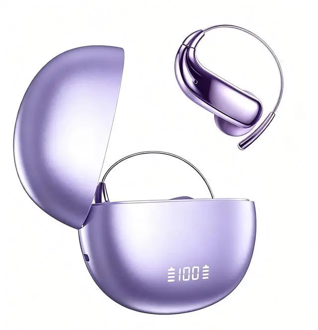 Main image of Semi Open Over Ear Earbuds Wireless Bluetooth Semi Open Ear Headphones Air Conduction Earbuds with Over Ear Hooks Open Ear Buds Out of Ear Headphones