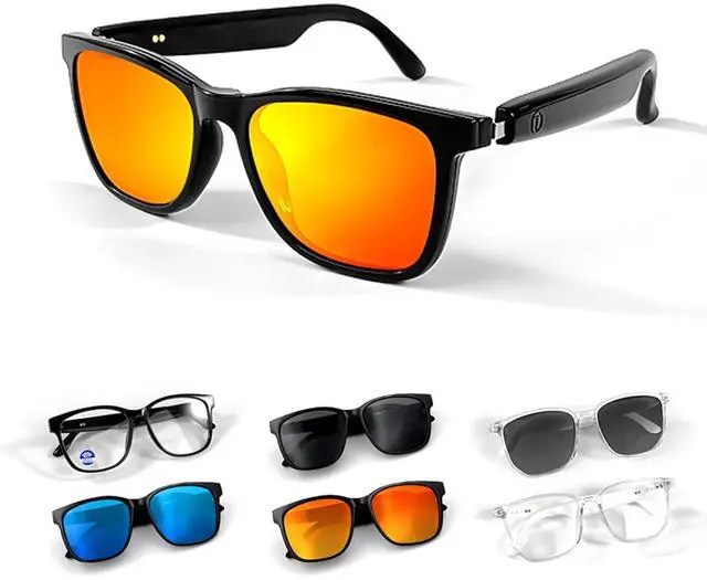 Main image of Smart Bluetooth Glasses Sunglasses for Women Men with Speakers Bluetooth 5.3 Eyeglasses Audio Blue Tooth Glasses