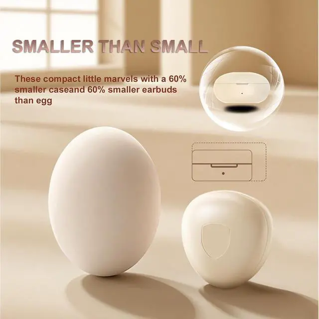 Alt view image 2 of 6 - Single Earbud Bluetooth Mini Small Invisible Earbuds Wireless Bluetooth One Ear Smallest Micro Tiny Discreet Earbuds For Small Ears Ear Canals Mini Invisible Ear Buds Discreet Headphones For Work
