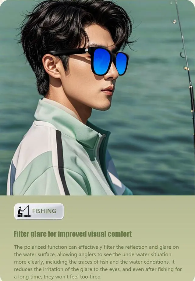 Alt view image 7 of 7 - Music Smart Glasses For Women Men Bluetooth Audio Glasses Headphones With Speakers Open Ear Headphones Bone Conduction Earbuds Bluetooth Eyeglasses Smart Glass