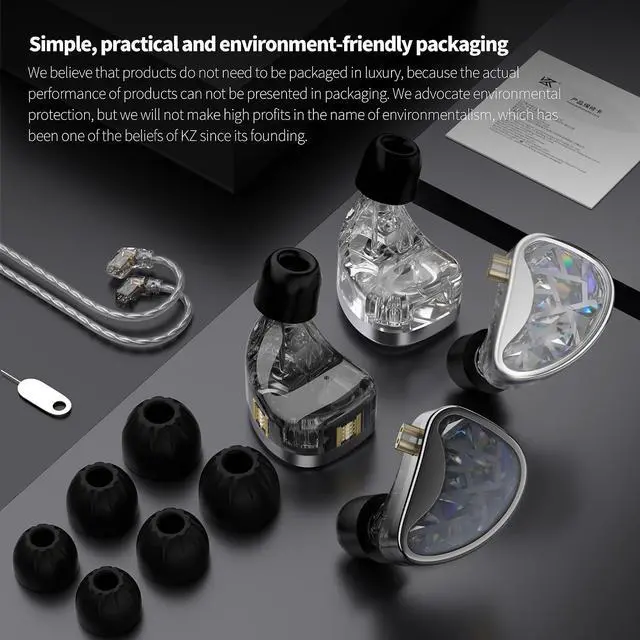 Alt view image 7 of 7 - AS24 in Ear Monitor Headphone 24BA Drivers High Performance IEM Earphones with 8 Tuning Switches, Noise Isolation Wired Earbuds for Musicians (Tuning Version,Black,with mic)