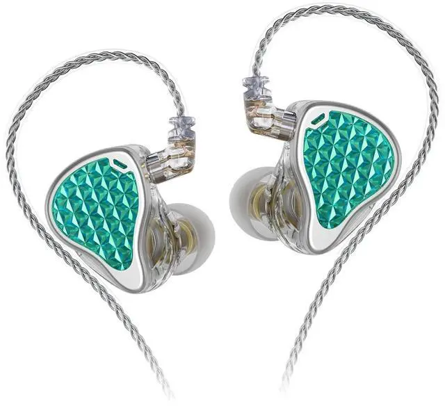 Main image of ZAS Pro in Ear Monitor Headphones, 7BA+1DD Hybrid HiFi IEM | Clear Sound Deep Bass Noise Isolation IEM, Comfort Secure Fit, Detachable Cable for Musicians Audiophiles (White, Nomic)