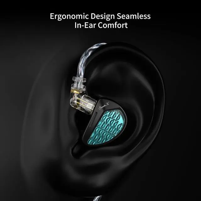Alt view image 6 of 7 - Sonata X 14BA in Ear Monitor, HiFi IEM with 4 Tuning Switches | Up to 16 Timbres, Studio Recording & Mixing Earphone, Portable IEM for Professional Music Engineers Audiophiles