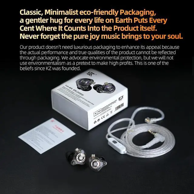 Alt view image 7 of 7 - Gale Wired Earbuds, Noise Isolating Fit in Ear Monitors, Ear Hook Design Never Fall Off, Super Linear Driver IEM for Musicians, Singer, on Stage, Studio (Nomic, Black)