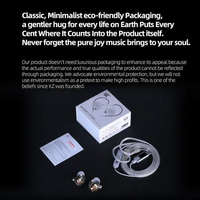Alt view image 7 of 7 - EDZ in Ear Monitor, Sound Isolating HiFi IEM, Clear in All Frequency | Stereo Sound Single Dynamic Driver Secure Fit Durability Wired Earbuds for Audio Engineers, Musicians (White, Nomic)