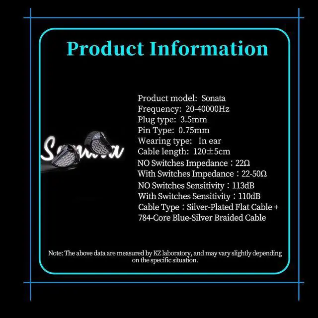 Alt view image 6 of 7 - Sonata 14BA IEM in Ear Monitor Flagship Headphone | Good Imaging & Soundstage, Open Soundstage, High Transparency, Powerful Bass and Detailed Treble Reproduction