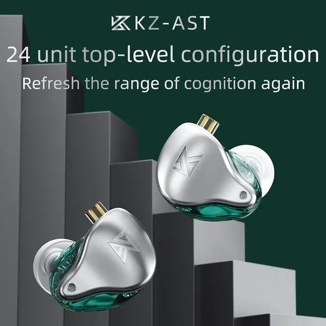 Alt view image 4 of 7 - AST in Ear Monitor, 12 BA Driver HiFi Earphones, Bass Noise Cancelling Headphones with Detachable 2pin Cable for Audio Engineers Musicians Audiophile