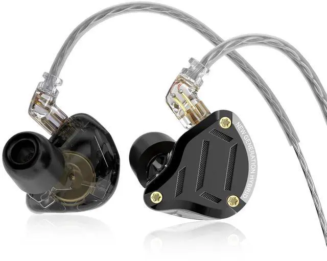 Main image of ZS10 Pro 2 in Ear Monitor, 4BA+1DD Hybrid Drivers with 4 Tuning Switches, HiFi Bass Noise Isolation IEM, Clarity in All Frequency Stereo Sound Comfortable Earphones for Audio Engineers (Nomic)