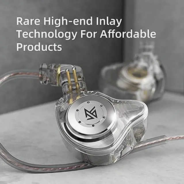 Alt view image 6 of 7 - EDX Pro Upgrade Dual Magnetic Circuit Dynamic Headphones HiFi bass in Ear Monitor Headphones Sports Noise Reduction Headphones(Black,with mic)