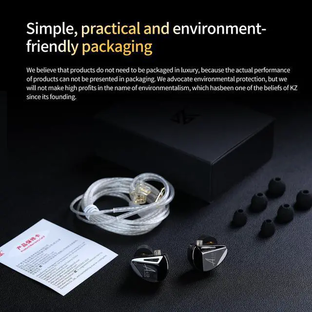 Alt view image 7 of 7 - AS10 Pro in Ear Monitor Headphone, 10BA Drivers HiFi Bass Noise Isolation Earbuds, Clarity in All Frequency Stereo Sound Comfortable Earphone for Audio Engineers, Musicians (Nomic)