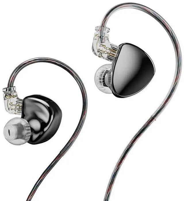 Main image of TRN MT5 Earphone Dual Dynamic Driver in Ear Monitors Headphones (Black, Without mic)