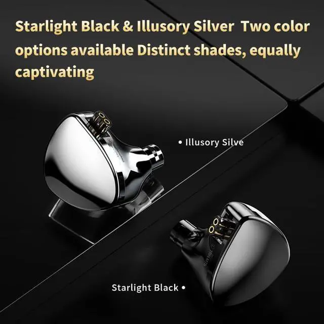 Alt view image 7 of 7 - TRN MT5 Earphone Dual Dynamic Driver in Ear Monitors Headphones (Black, Type C mic)