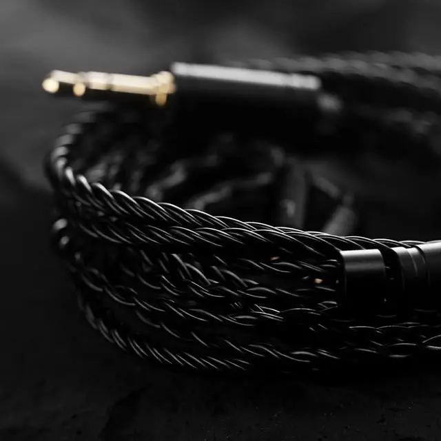 Alt view image 5 of 6 - Fanmusic Kinera Celest Wyvern Black Remaster 10mm LCP 2.0 Diaphragm Custom Dynamic Driver in Ear Earphones with MIC Cable Headphones (Blue 3.5mm no mic)